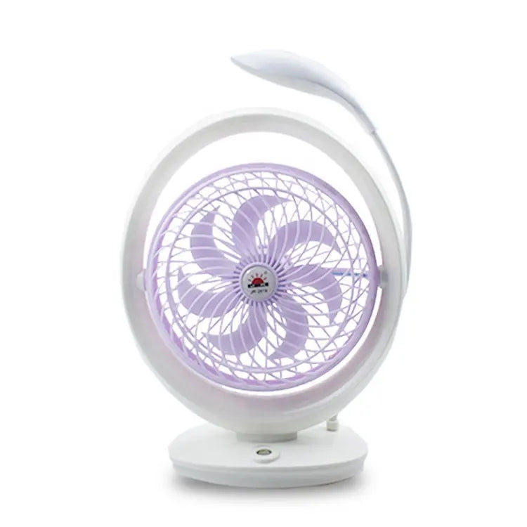 Outdoor camping light with small fan charging with night light